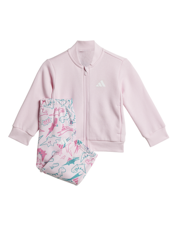 Adidas Seasonal Essentials Adiraptor Fleece Track Suit Kids "Pink"