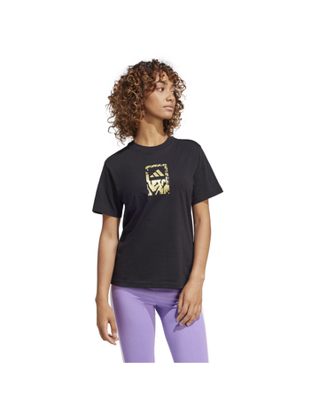 Adidas TECH METALLIC GRAPHIC T-SHIRT 2"BLACK"