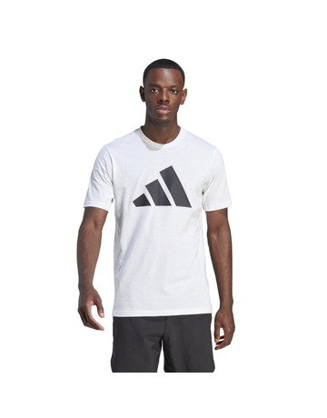 Adidas Train Essentials Feelready Logo Training T-Shirt  "White"