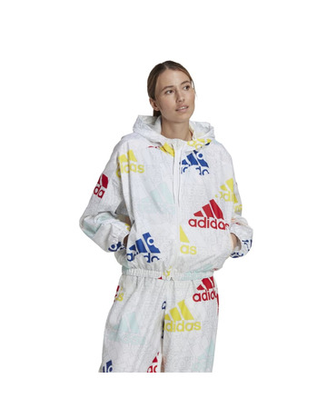 Adidas W Essentials Multi-Colored Logo Loose Fit