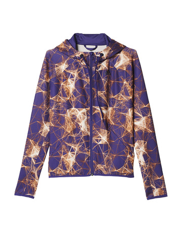 Adidas W Training Gym FZ Hoodyaop Printed Racer-Back