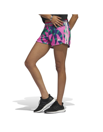 Adidas x FARM Pacer 3 Stripes Knit Shorts "Bold Green"