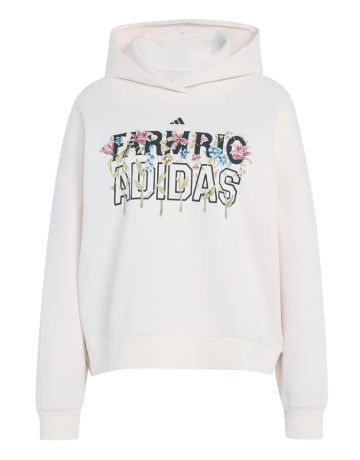 Sudadera Adidas x Farm Rio Hoodie "Ecru Tint-Shadow Brown-Multicolor"
