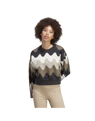 Adidas X Marimekko Future ICONS 3-Stripes Sweatshirt "Light Brow"