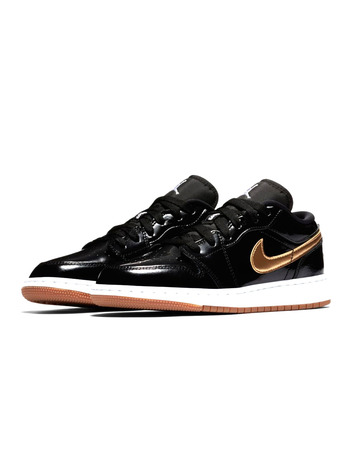 Air Jordan 1 Low (GS) "Shiny Gold"