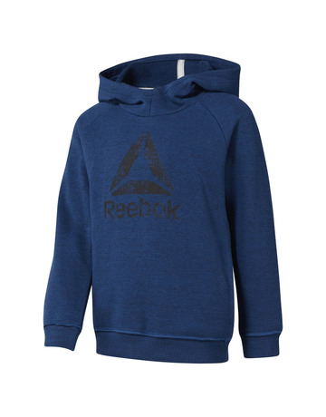Reebok Kids Training Essentials Marbel Over The Head Hoody​​​​​​​ (BUNKER BLUE)