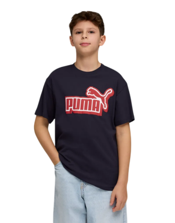 Camiseta Puma ESS LOGO LAB Relaxed "New Navy"