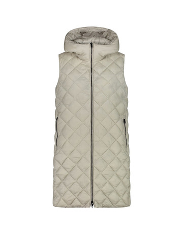 Campagnolo Long Hooded Vest with Diamond Quilting