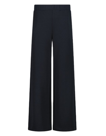 Campagnolo Long Wide-leg Trousers Modal "Black"