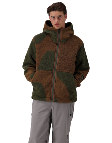 Chaqueta Polar con capucha Campagnolo "Moss-Malto"