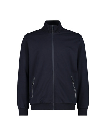 Campagnolo Men's full-zip sweatshirt in regular fit "Black-Blue"