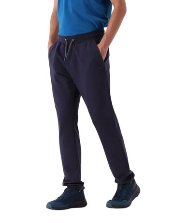 Campagnolo Men's joggers in stretch french terry "Black-Blue"