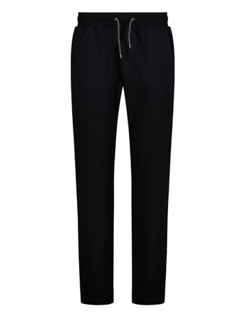 Campagnolo Men's joggers in stretch french terry "Black" (Comfort Fit)
