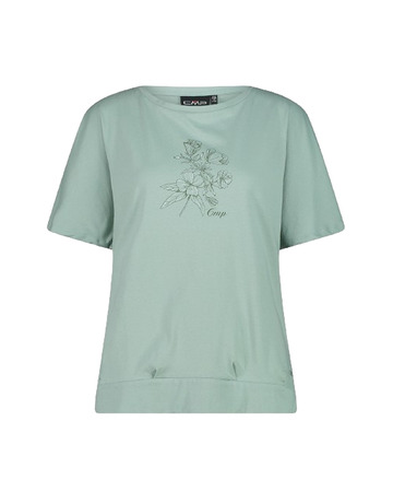 Campagnolo Printed T-shirt with Wide Neckline "Jade"