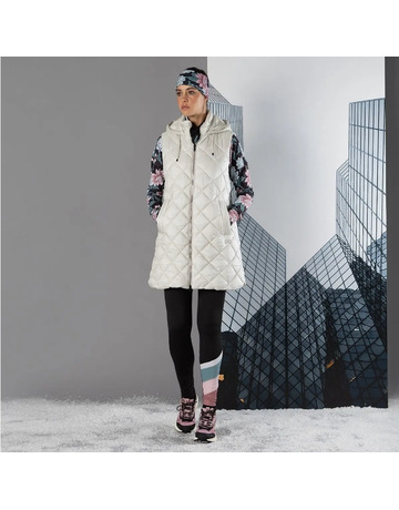 Campagnolo Sleeveless Padded Coat "Gesso"