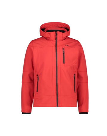 Campagnolo Softshell Jacket with detachable hood "Ferrari-Black"