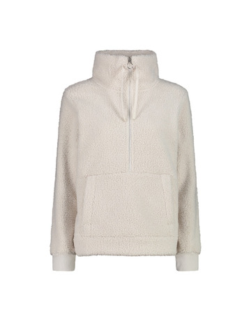 Campagnolo Women's Half Zip Sweatshirt in High Loft "Vaniglia"