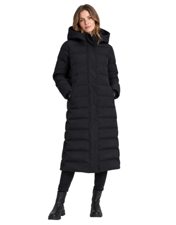 Chaqueta acolchada larga Campagnolo "Black"