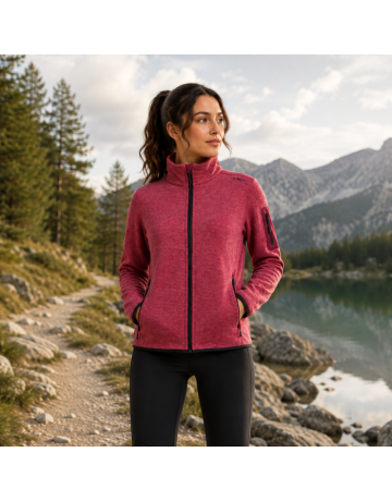 Chaqueta Polar Mujer Campagnolo "Amaranto"