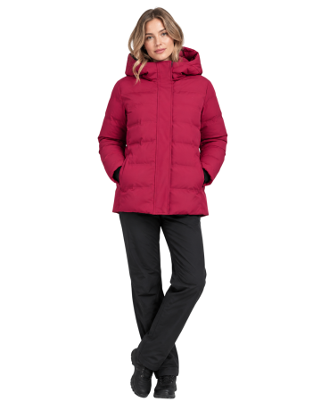 Chaqueta acolchada  con capucha Campagnolo  "Amaranto"