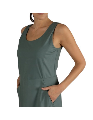 Campagnolo Women's Stretch Fabric Skater Dress "Salvia"