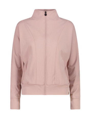 Campagnolo Zip-up Sweatshirt with High Neck "Romantic Rose"