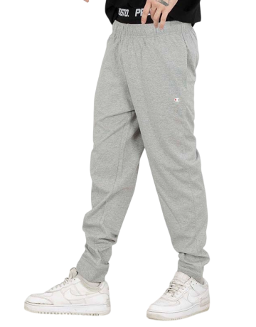 Champion Authentic Logo C Regular Fit Cuff Pants "Medium Gray"