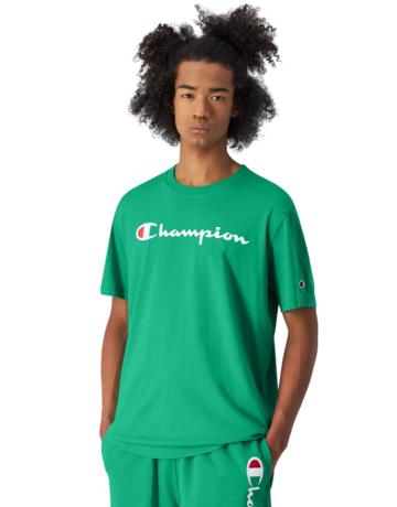 Champion Big Logo Cotton Jersery T-Shirt "Green"
