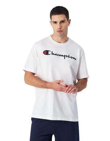 Champion Big Logo Cotton Jersery T-Shirt "White"