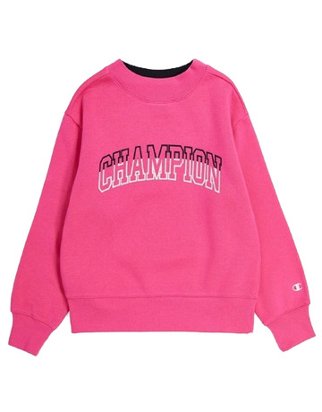 Champion Bookstore girl's Crewneck Sweatshirt "Fuchsia"