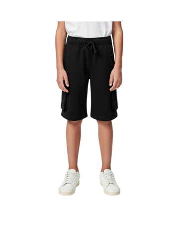 Pantalón corto cargo niño Champion Puff Print "Black"