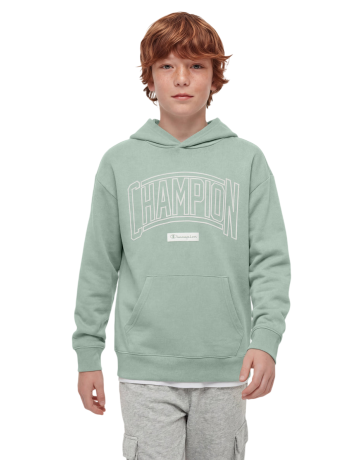 Sudadera niño Champion con estampado Puff "Honeydew"