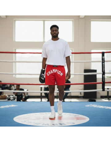Pantalòn Corto Hombre Champion Combat Training Club   "Red"