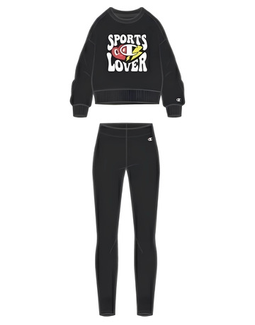 Champion Crewneck Suit "Black"