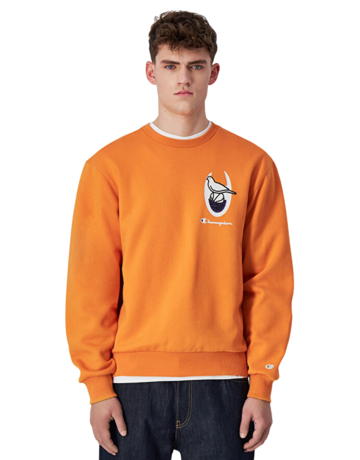 Champion Eco Future Graphic Sweatshirt "Orange"