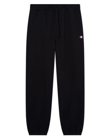 Pantalón Champion con Puño Elástico Corte Relajado "Black"