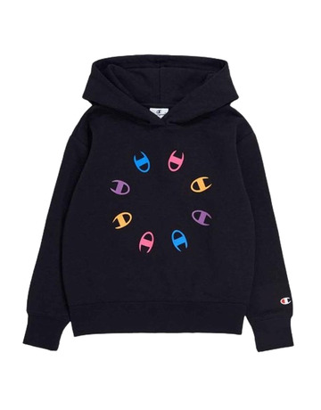 Champion Girl Hooded Sweatshirt "Black"