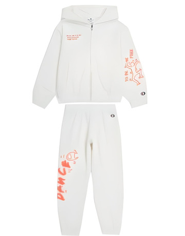 Champion Girls Future Care Tracksuit "Off-White"