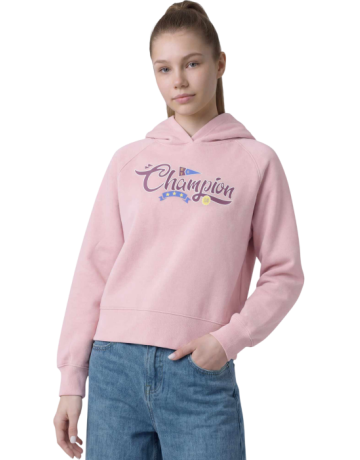 Sudadera Niña Champion Graphic Logo  "Light terracotta"