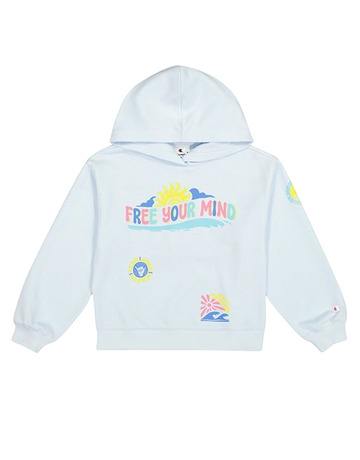 Champion Girls Hooded Sweatshirt "Sky Blue"