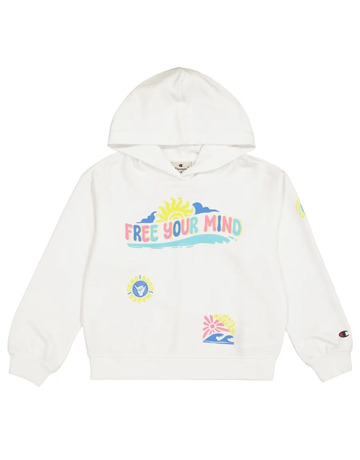 Champion Girls Hooded Sweatshirt "White"