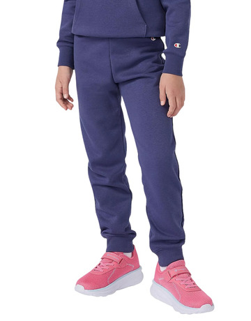 Champion Girls Rib Cuff Fleece Joggers Icons "Denim Blue"