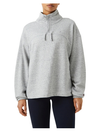 Champion Wmns Half Zip Sweatshirt "Ligh Grey"