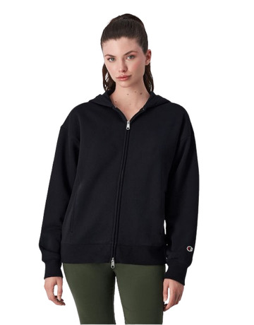 Champion Hooded Full Zip Sweatshirt W "Black"