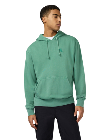 Champion Sudadera  capucha  logo bordado efecto lavado Icons  "Green"