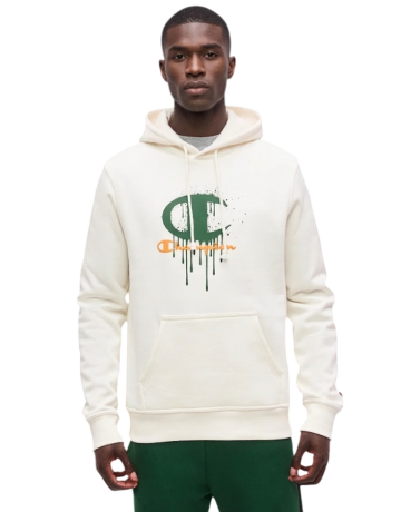 Sudadera Champion Icons C Big Graffiti Scrip Logo "Light Cream"