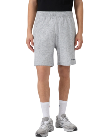 Bermudas Hombre En Jersey Champion Icons " Light Grey"