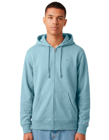 Sudadera Ligera con Capucha Champion Icons Lightweight Full-Zip "Pastel Blue"