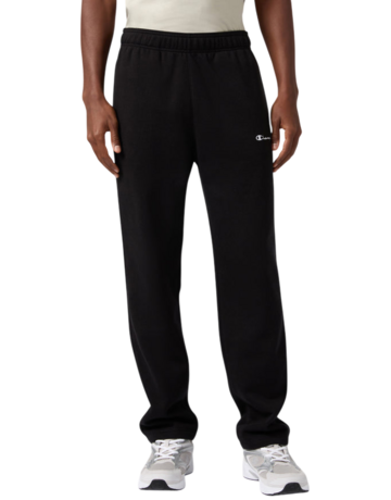 Pantalón con Dobladillo Recto Champion Icons Men’s Straight Hem Fleece "Black"