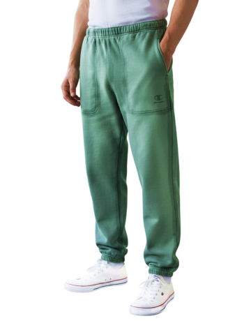 Pantalones Ligeros con Puños Elásticos Champion Icons Washed "Green"